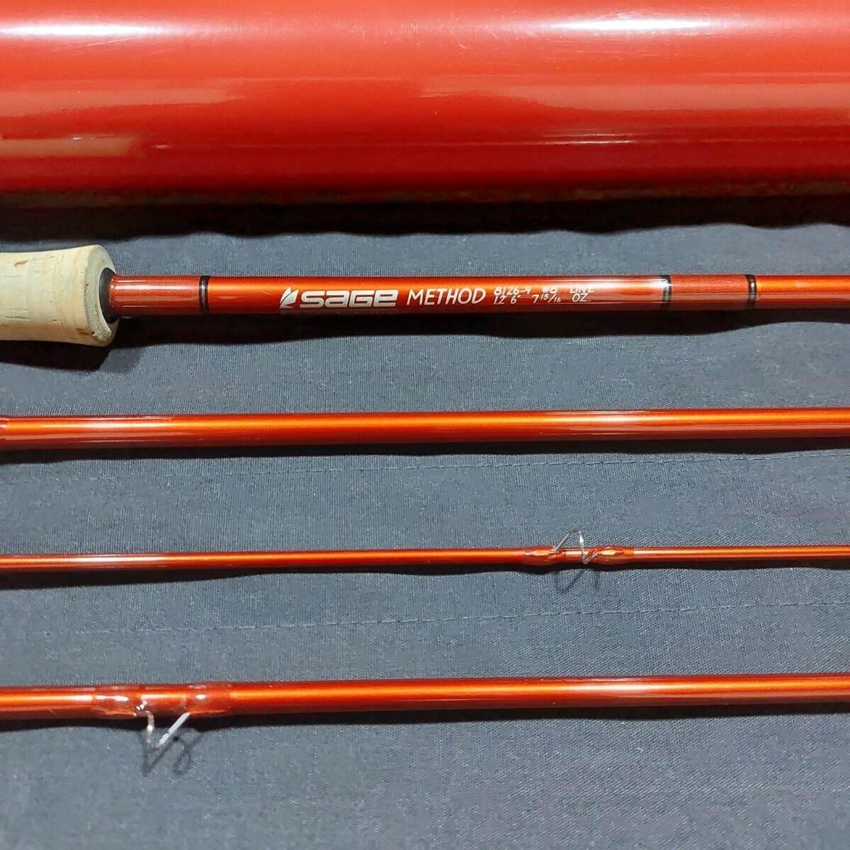 1円スタート・Sage Method 81264 Fly Fishing Rod. 12’ 6” 8wt. W/ Tube & Sock