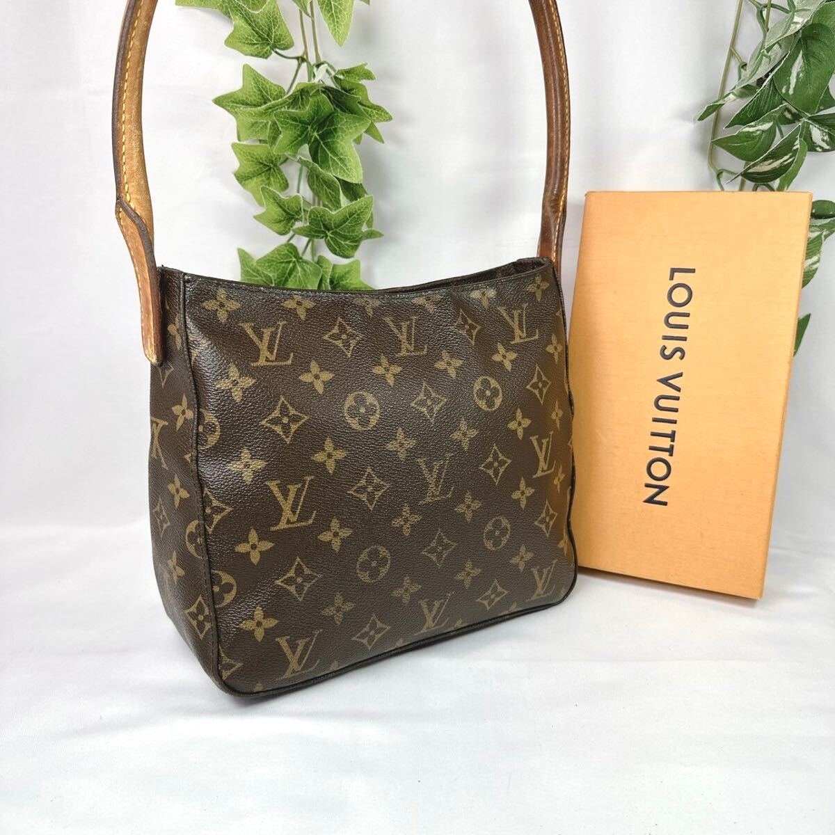 1円 ルイヴィトン LOUIS VUITTON モノグラム ルーピングMM M51146 ...