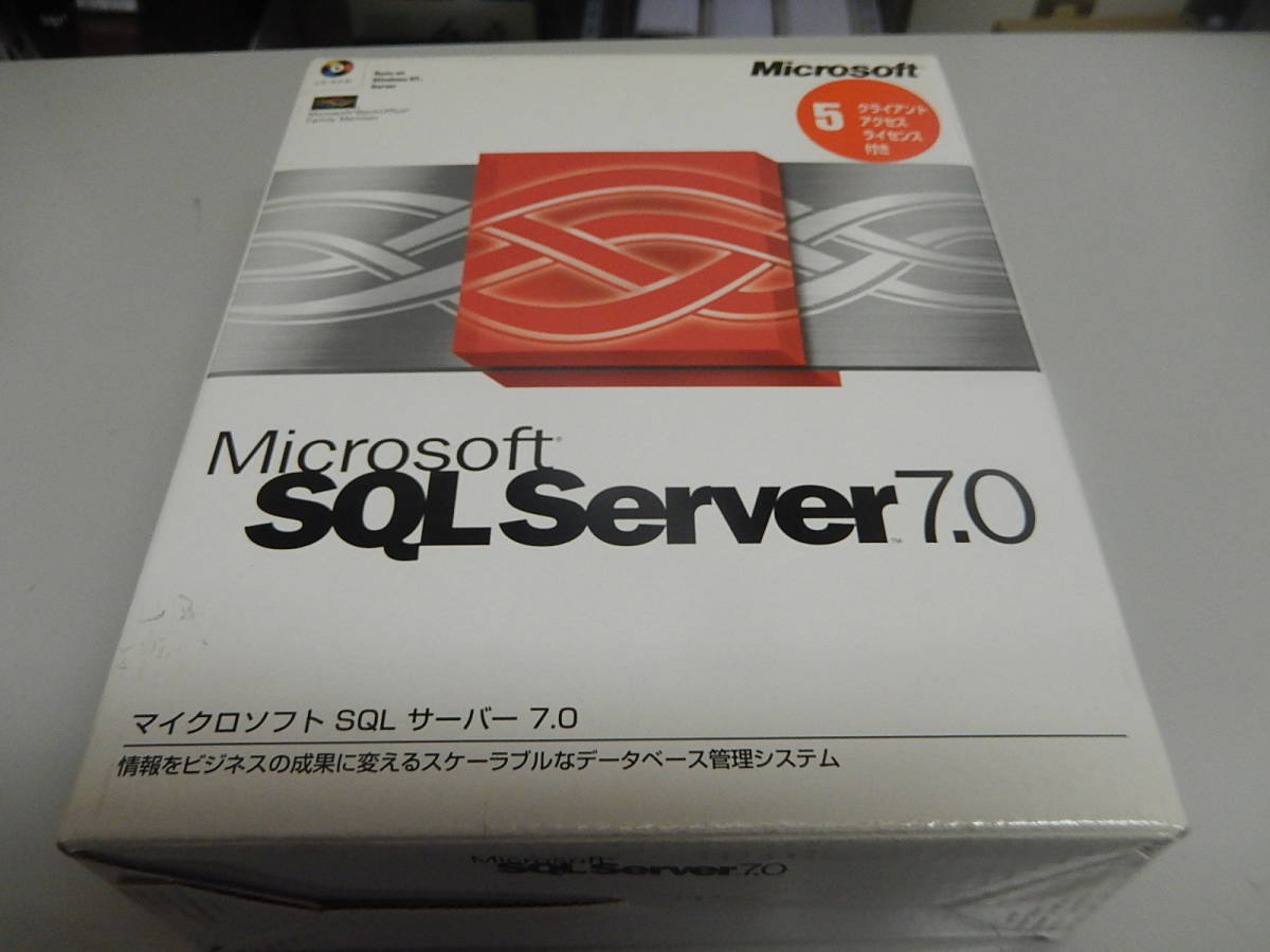 ファッションなデザイン セール商品 Microsoft SQL Server 7.0 5クライアントアクセスライセンス付き PC-039 mojpit.pl mojpit.pl