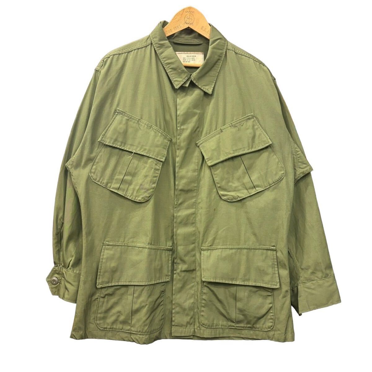 米軍実物 60s US ARMY ジャングルファティーグ ミリタリー ジャケット 