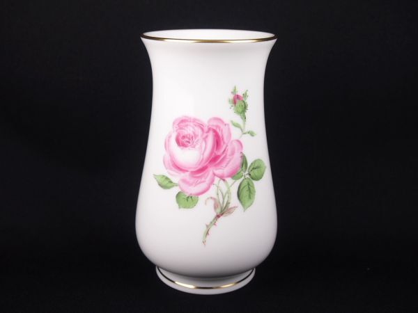 Meissen マイセン ピンクローズ 11㎝ フラワーベース Meissen マイセン ピンクローズ 11㎝ フラワーベース