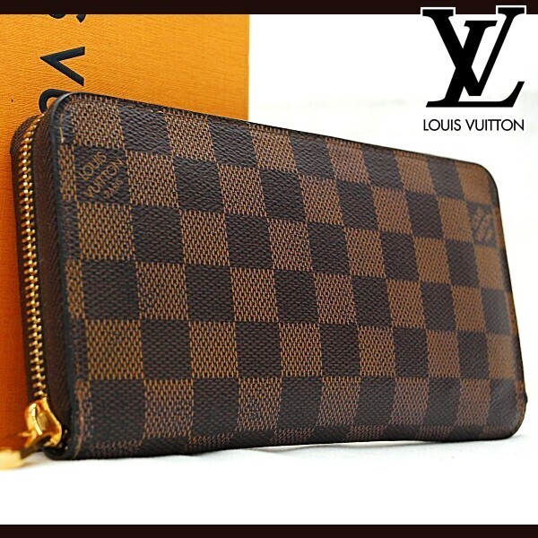 ☆極美品☆ ルイヴィトン Louis Vuitton ダミエ ジッピーウォレット 財布 本物 美品 1円 N60015 定価約10万 23081606  /【Buyee】