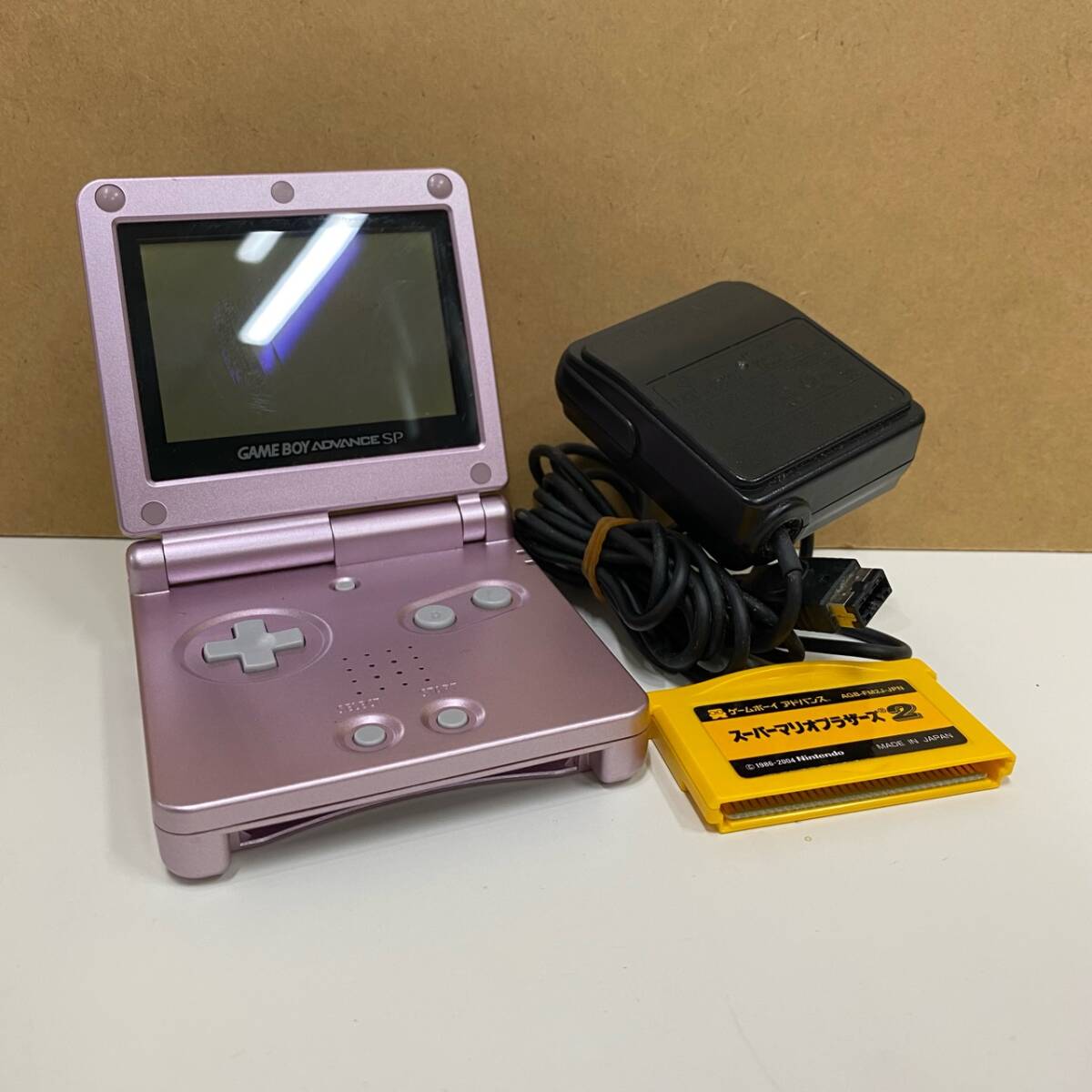 ゲームボーイアドバンスsp ファミコンカラー本体・充電器・カセット7個