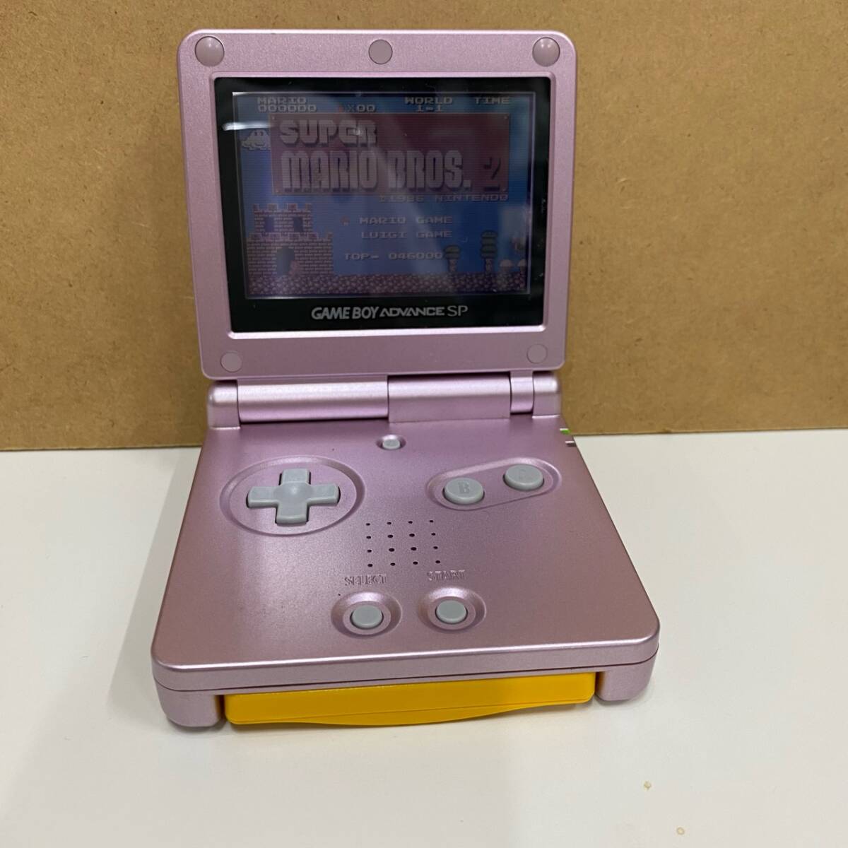 美品 ゲームボーイアドバンスsp スーパーマリオブラザーズ2 充電器付き 