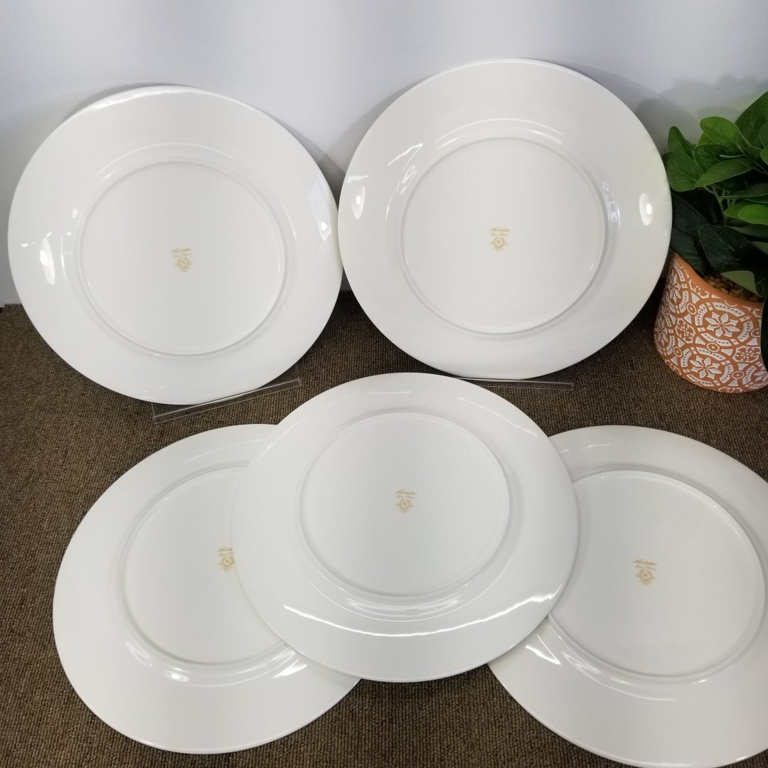 ノリタケ Noritake ボーンチャイナ ディナープレート 30㎝ 大皿5枚セット ホテル レストラン 7782 10 /【Buyee】