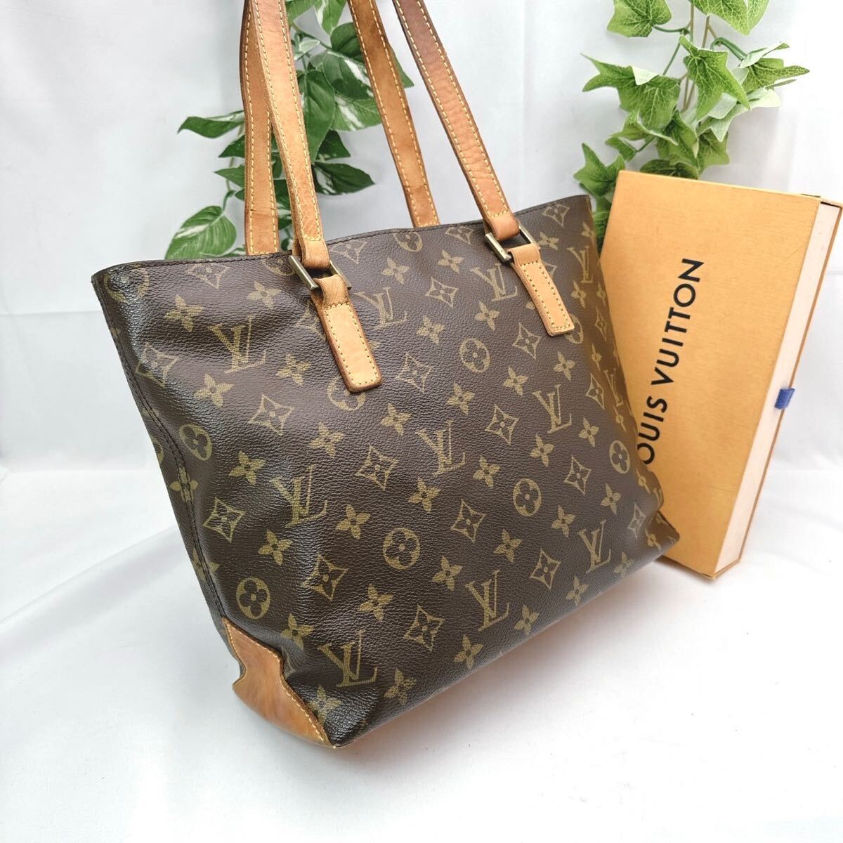 y420 LOUIS VUITTON ルイヴィトン モノグラム カバピアノ トートバッグ M51148 シリアル DU0015 /【Buyee】