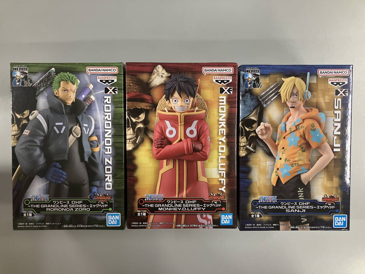 新品未開封 数1 ワンピース DXF THE GRANDLINE SERIES エッグヘッド ルフィ ゾロ サンジ 3種セット ONEPIECE  ONE PIECE 定形外1350円 /【Buyee】