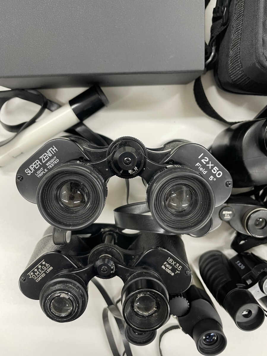 1円スタート 双眼鏡 ZENITH Nikon Kenko Vivitar CERES Rayway OMEGA まとめ8点 【K000202