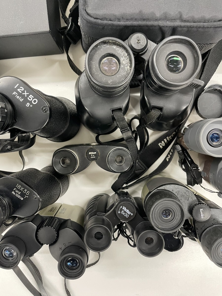 1円スタート 双眼鏡 ZENITH Nikon Kenko Vivitar CERES Rayway OMEGA まとめ8点 【K000202