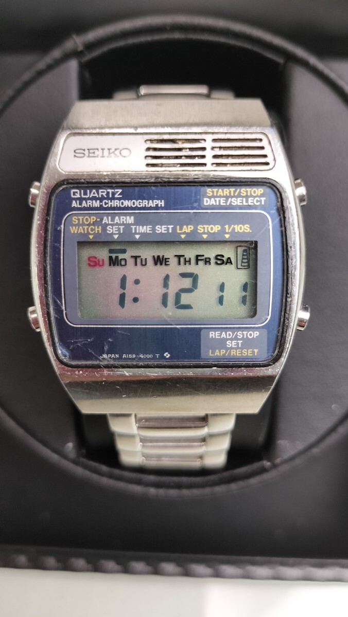 セイコー SEIKO QUARTZ ALARM・CHRONOGRAPH A1594000G 稼働品 /【Buyee】 Buyee