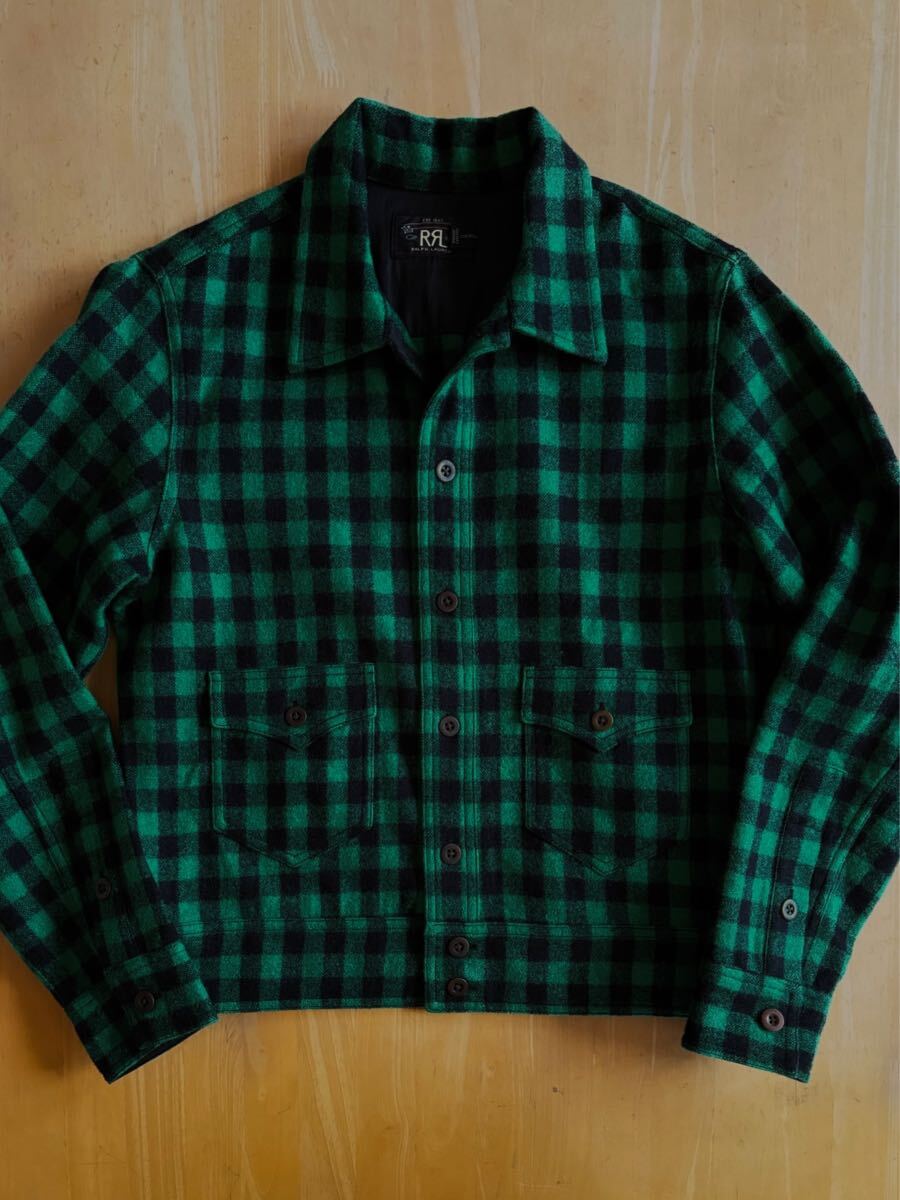 RRL ウールプラッドトラッカージャケット S 2nd TYPE スポーツジャケット ラルフローレンビンテージ /【Buyee】
