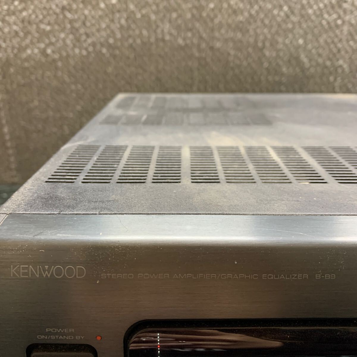 MYM11-557 激安 KENWOOD B-B9 STEREO POWER AMPLIFIER/GRAPHIC EQUALIZER 通電OK ...