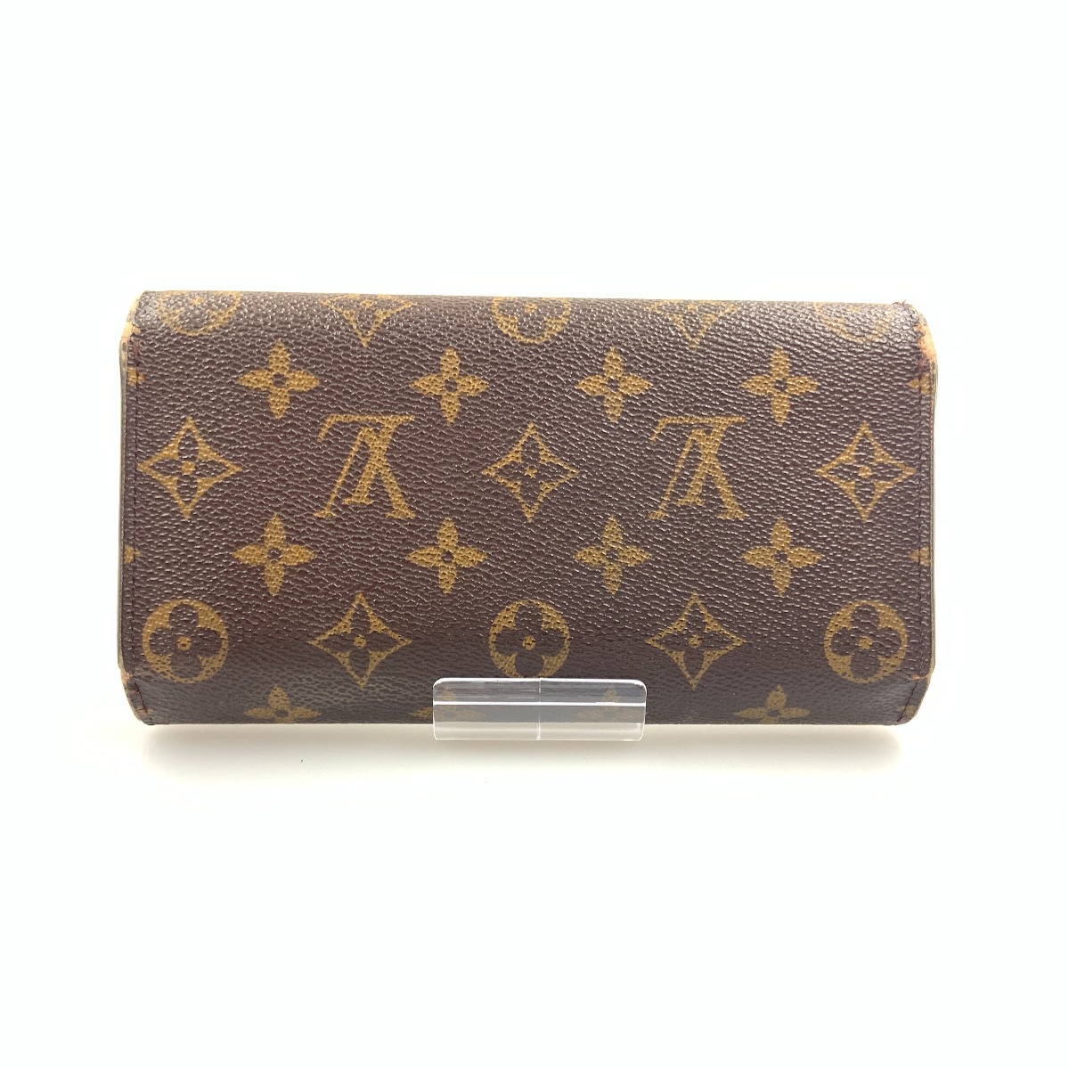 〇〇 LOUIS VUITTON ルイヴィトン モノグラム ポルトトレゾール インターナショナル 三つ折り財布 M61215 ブラウン 傷や汚れあり  /【Buyee】