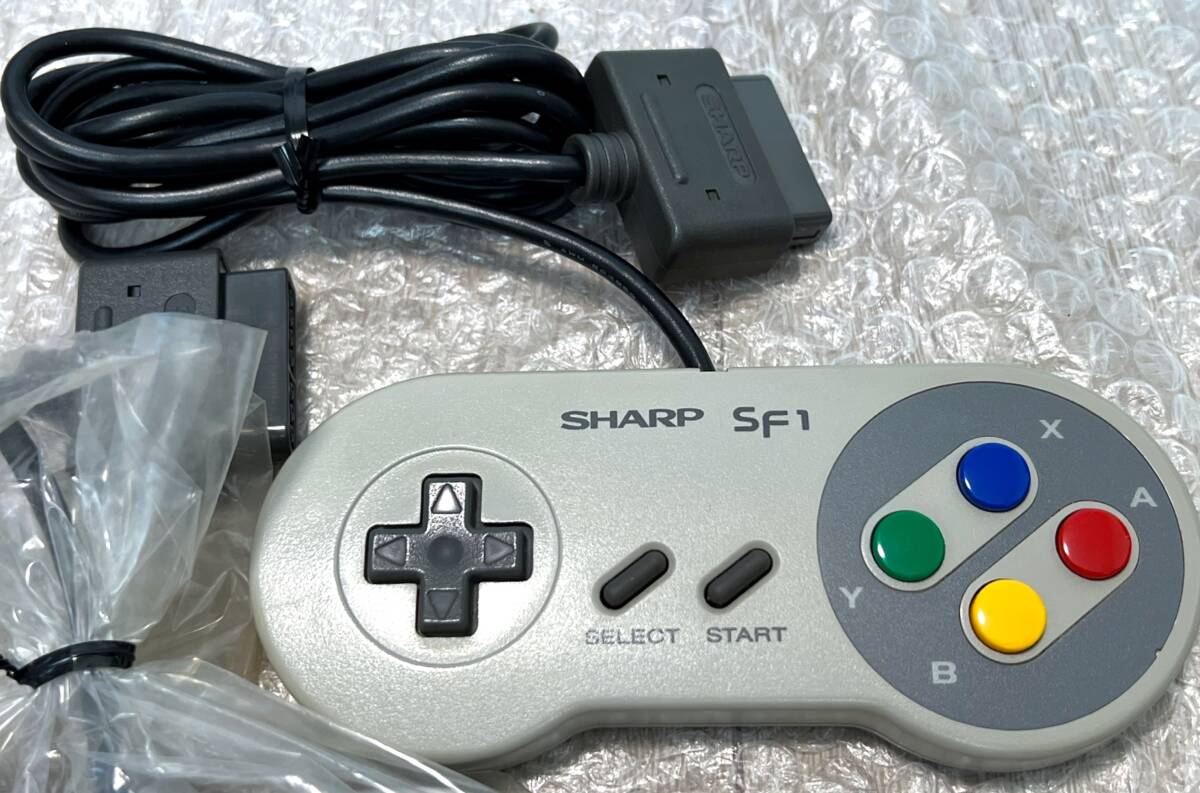 Sharp Sf1 〈新品未開封・未使用〉SFC SHARP スーパーファミコン 内蔵テレビ SF1 コントローラー 2個セット TV SNES スーファミ ...