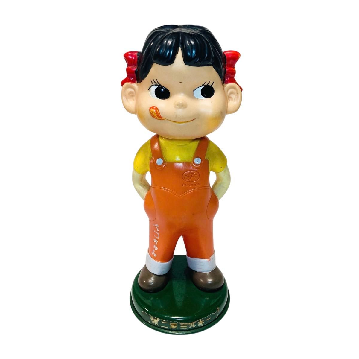 楽天市場】【中古品】ブリキ台座 首振りペコちゃん人形 / 不二家