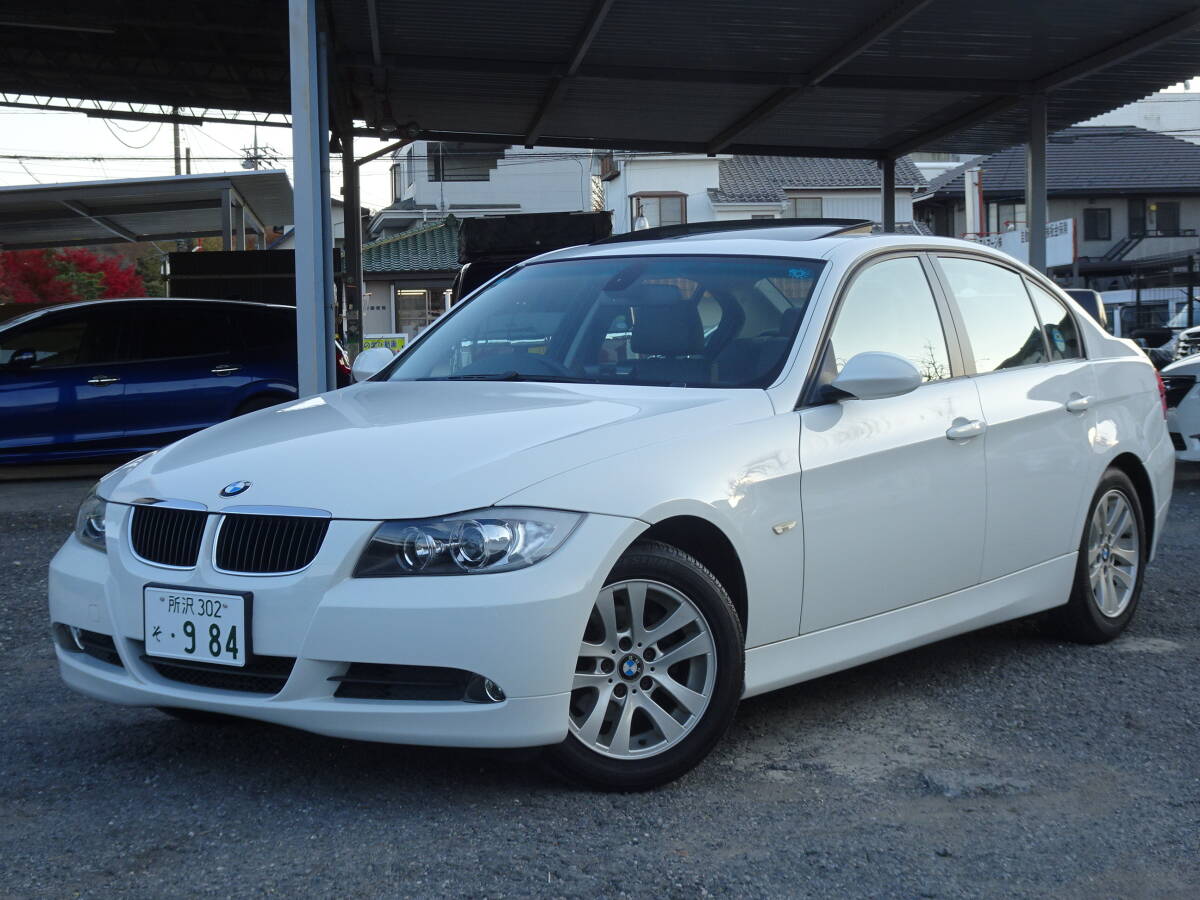 BMW*320i*ハイラインPKG*5万km台*革*サンルーフ*HID*キーレス*ナビ*Bカメラ*DTV*CD*ETC*前PWシート/ヒーター ...